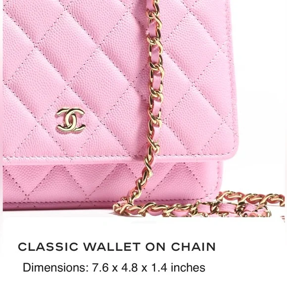 Chanel Wallet on Chain Pink - Picture 16 of 17